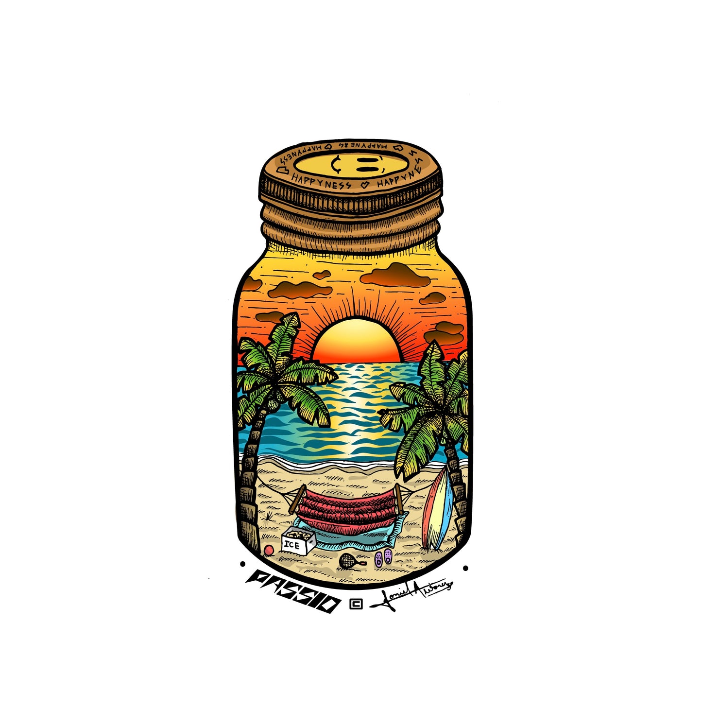 HAPPYNESS STICKER