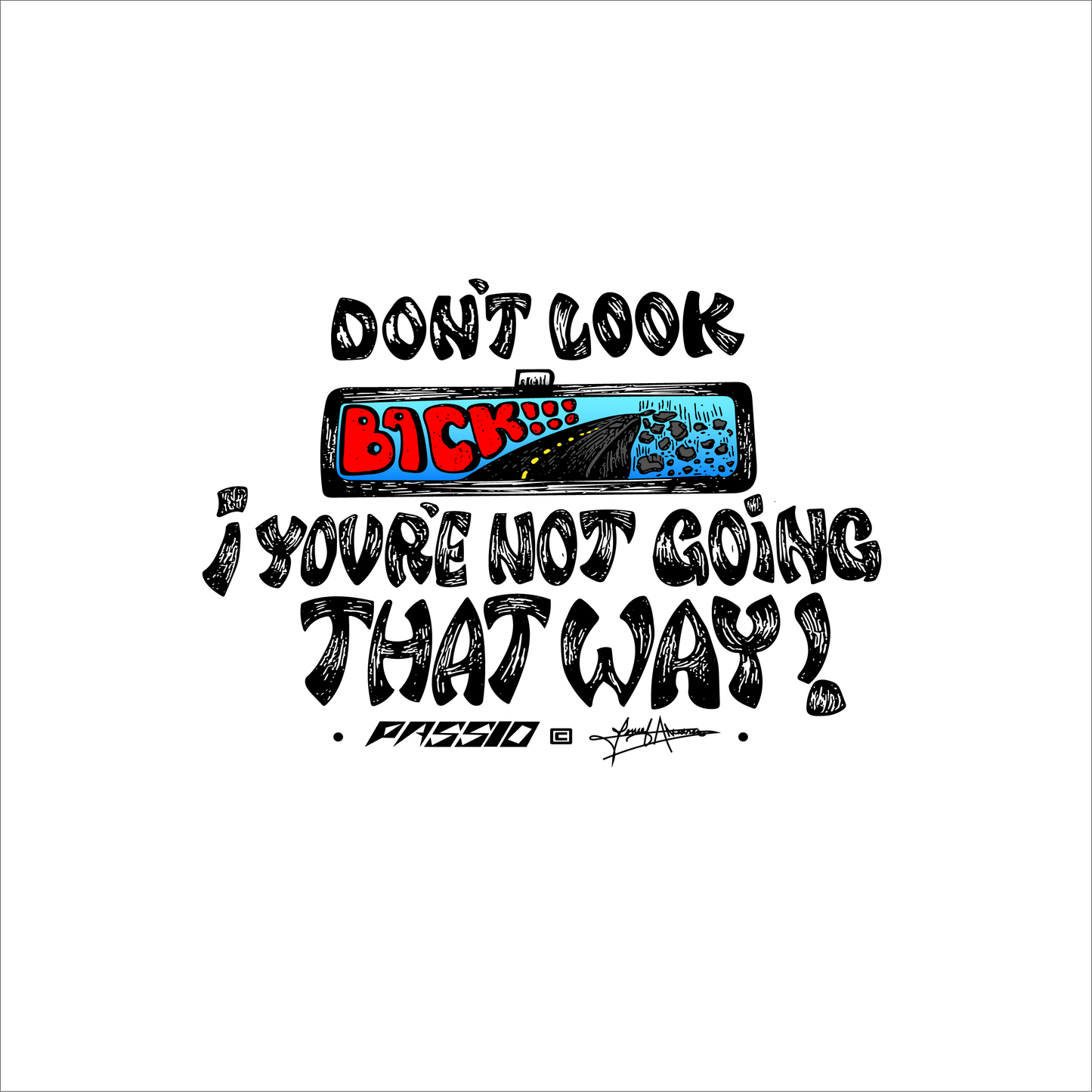 DONT LOOK BACK STICKER