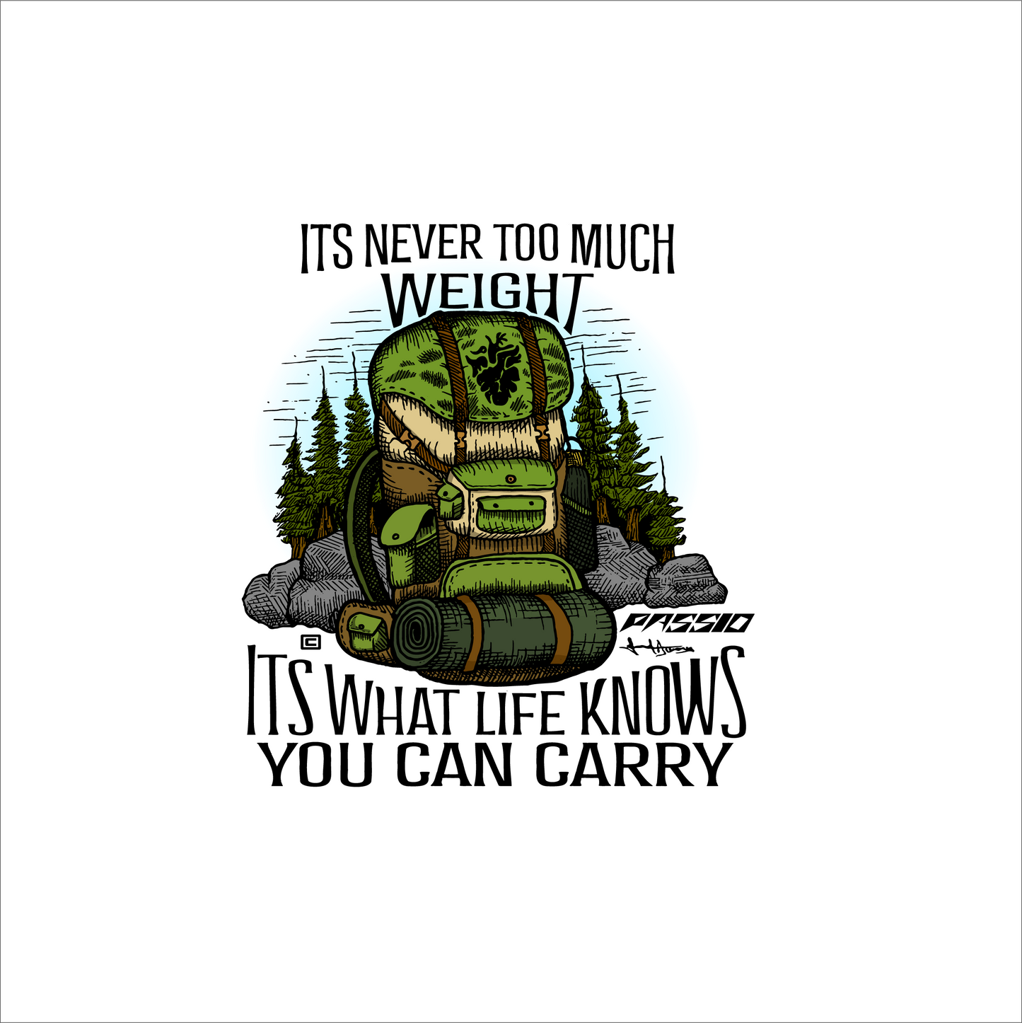 BACKPACK STICKER