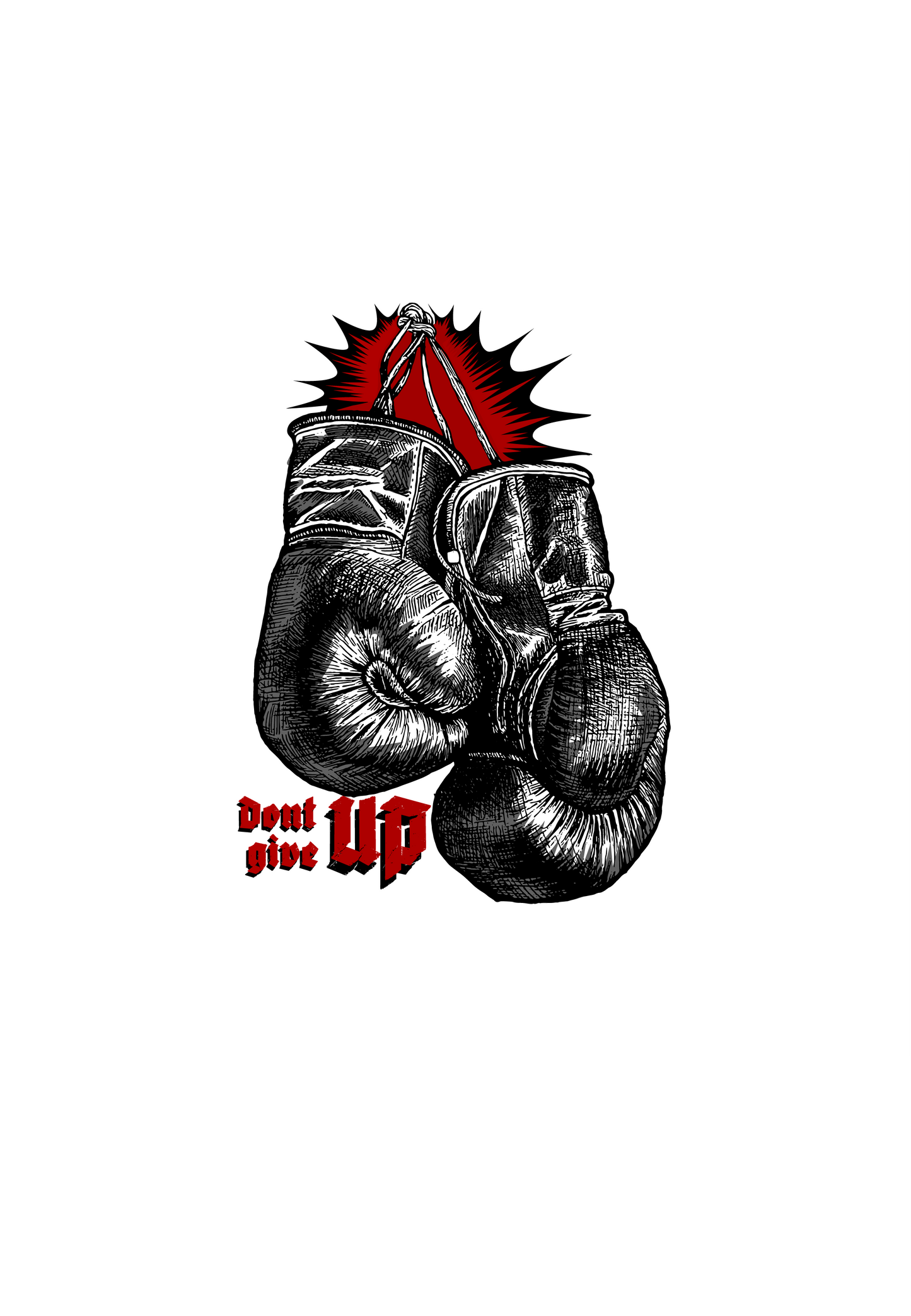 DONT GIVE UP STICKER