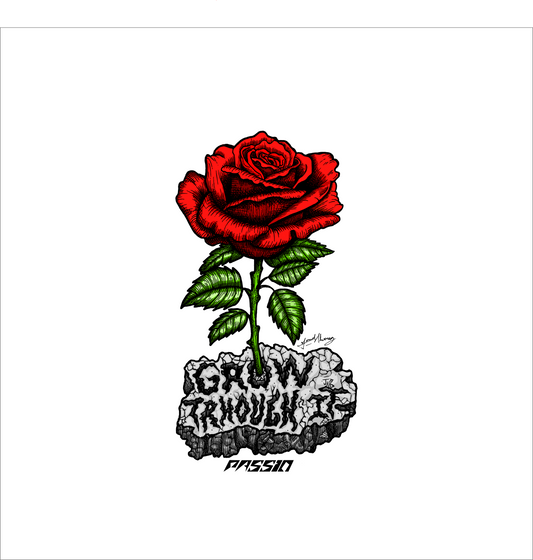 GROW THROUGH IT STICKER