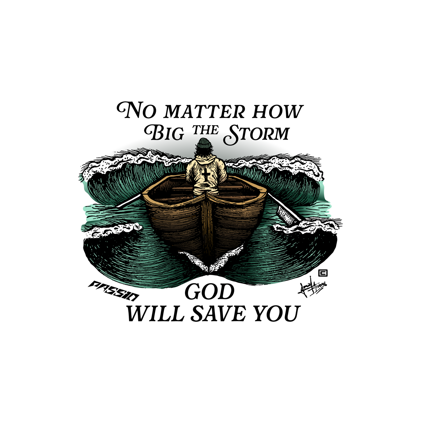 GOD WILL SAVE YOU STICKER