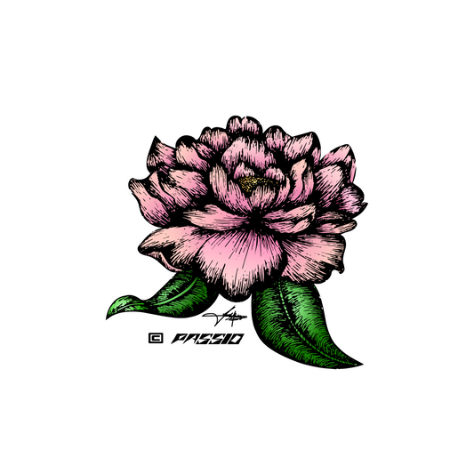 DAHLIA FLOWER STICKER