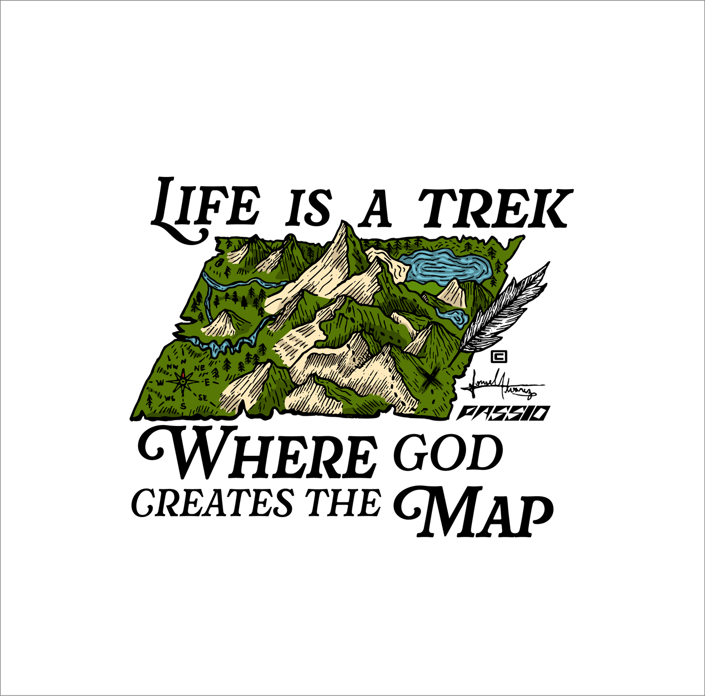LIFE IS A TREK STICKER